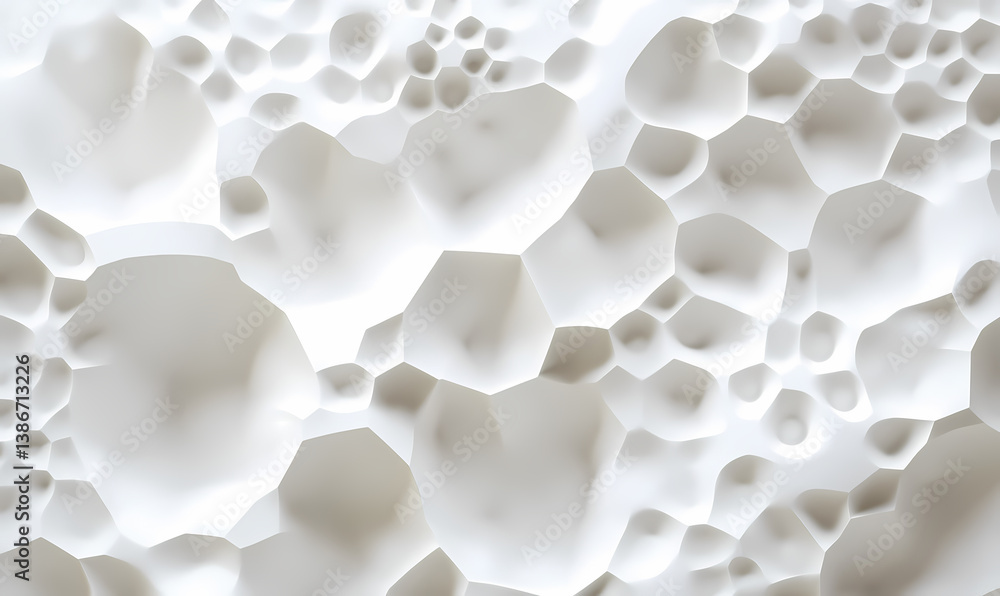 Poster abstract cellular texture: a captivating close-up reveals the intricate beauty of a cellular texture