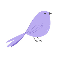 Cute cartoon bird illustration