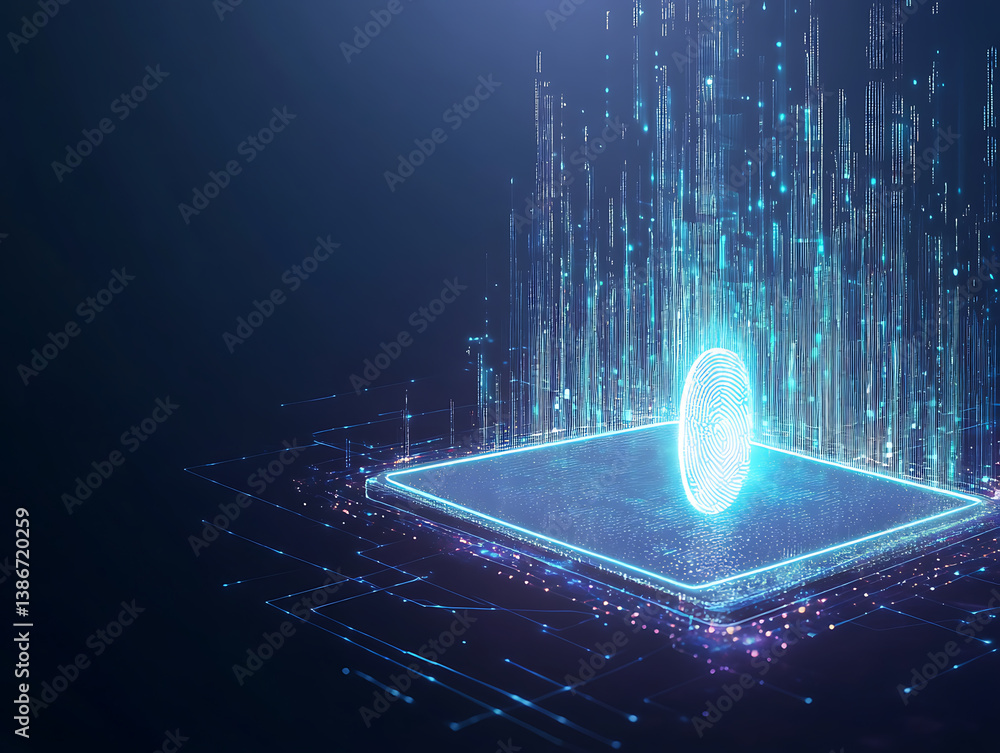 Poster digital transformation virtual environment 3d graphics futuristic setting abstract concept technolog