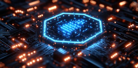 Cybersecurity Protection Technology Privacy Data Confidentiality System Network Security Concept