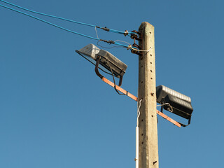 Spotlights for outdoor lighting at night