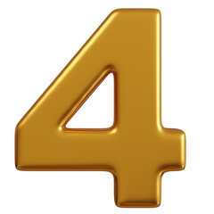 3D Golden Number Four