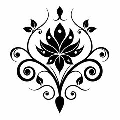 abstract floral ornament