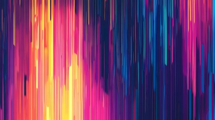 A Vibrant Explosion of Color, Light, and Futuristic Dynamism