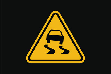 Warning Signs for Slippery Roads