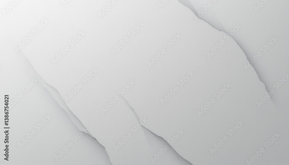 Poster minimalist white background with subtle texture variations and soft shadows