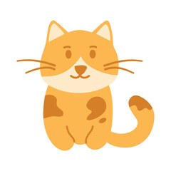 Obraz premium Cartoon cat or kitten characters design