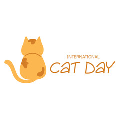 International cat day, Holiday, event and festival. Playful domestic animals and pets