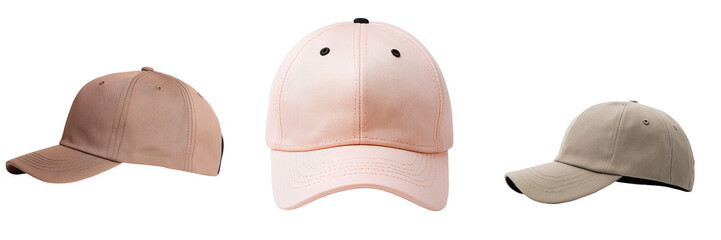 Stylish Baseball Caps in Various Colors Perfect for Outdoor Activities and Fashion Trends