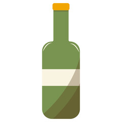 Thanksgiving Day Element. Isolated on White Background. Vector Cartoon Illustration.