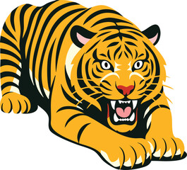 Fototapeta premium Adobe Illustrator Tiger Artwork