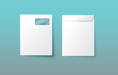 "Realistic Envelope and Letterhead Mockup – Professional Stationery Design"