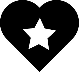 Star heart shape
