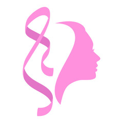 Pink Ribbon International Women’s Day Symbol