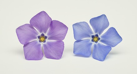 Obraz premium Translucent Blooms: A Glass Flower Study AI Generated