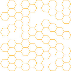 vector illustration of a honeycomb background
