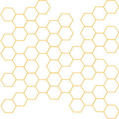vector illustration of a honeycomb background