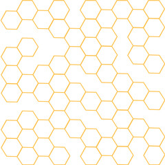 vector illustration of a honeycomb background