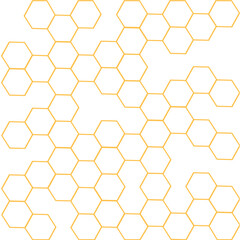 vector illustration of a honeycomb background