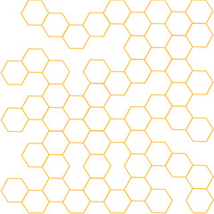 vector illustration of a honeycomb background