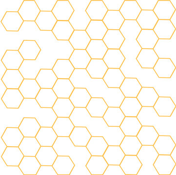 vector illustration of a honeycomb background