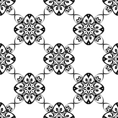 pattern batik flower damask ethnic boho ikat texture tribal geometric background