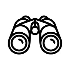 Binoculars Icon - Vector Illustration