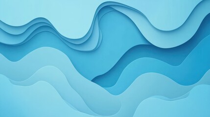 Vector light blue background with smooth gradients and simple shapes, ideal for web and graphic design projects. illustration