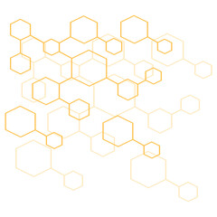 abstract hexagon background
