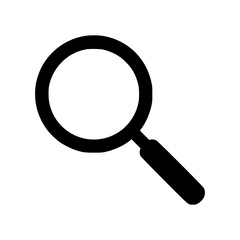 Magnifying Glass Icon - Vector Illustration
