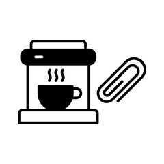 Coffee Machine & Paperclip