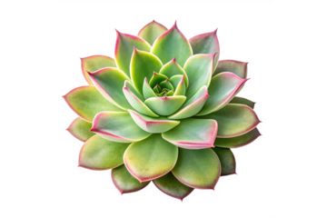 green cactus flower isolated on transparent png background