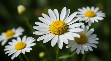 Sunlit Daisies: A Meadow's Embrace AI Generated