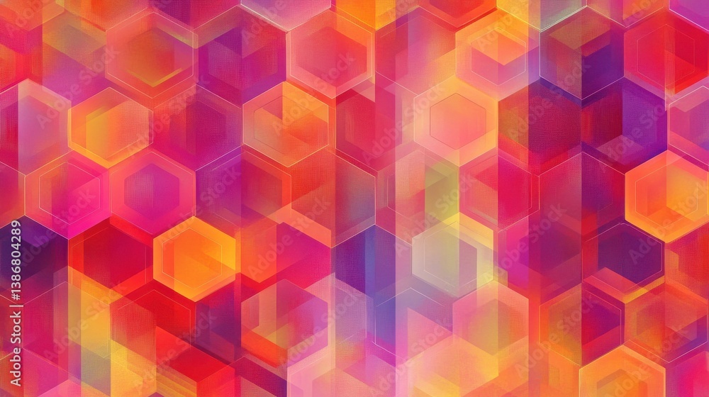 Poster hexagons pattern. geometric abstract background with simple hexagonal elements. medical, technology 