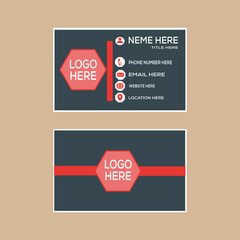 visiting card, professional modern business card design