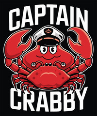 Captain Crabby Graphic Design