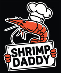 Shrimp Daddy Graphic Design