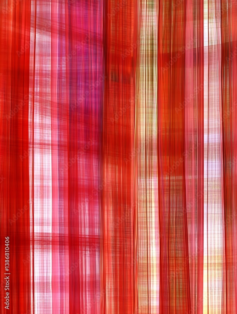 Aufkleber abstract rendering of blended red and pink hues with subtle lines
