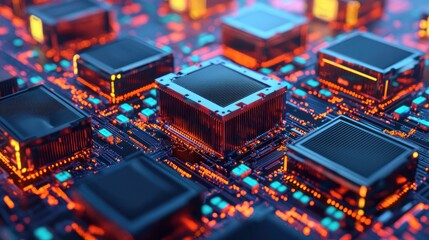 Smart manufacturing technology showcase high-tech factory gigapixel close-up dynamic environment innovative viewpoint