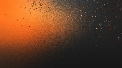 black orange grey bokeh , a normal simple grainy noise grungy empty space or spray texture , a rough abstract retro vibe shine bright light and glow background template color gradient illustration