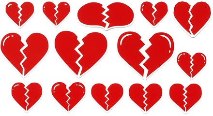 Crimson Fractures: A Study in Broken Hearts AI Generated