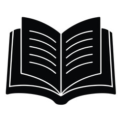 Open Book Vector Illustration – Reading, Knowledge, and Literature Design Element