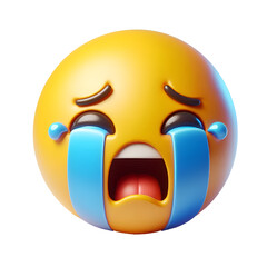 smiley face with golden ribbon