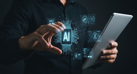 Holding the Future: A Digital Genesis AI Generated