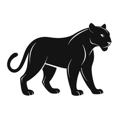 Obraz premium Black panther silhouette 