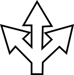 Arrow vector icon. Modern simple arrows. Collection different Arrows on flat style for web design or interface. click arrows for showing right path on the road isolated and transparent back ground