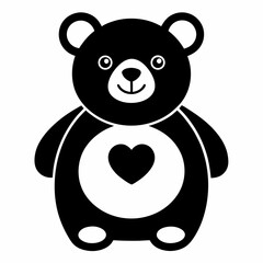 Obraz premium Cute teddy bear vector art