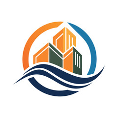 Fototapeta premium real estate logo design here vector 