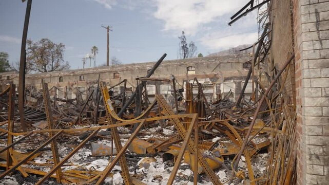 Altadena wildfire damage and aftermath