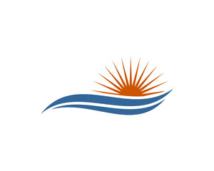 sun and sea logo